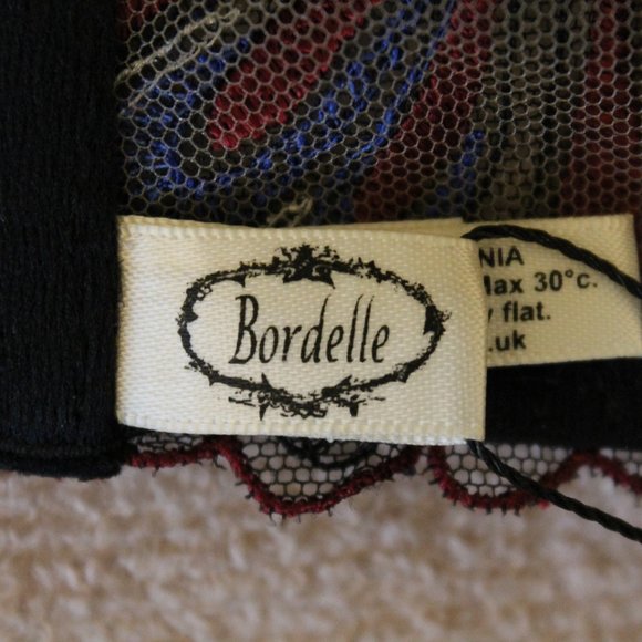 Bordelle Botanica Ouvert Open Bra Black XS SS Extra Small NWT AW21B04B $350 - Picture 11 of 12